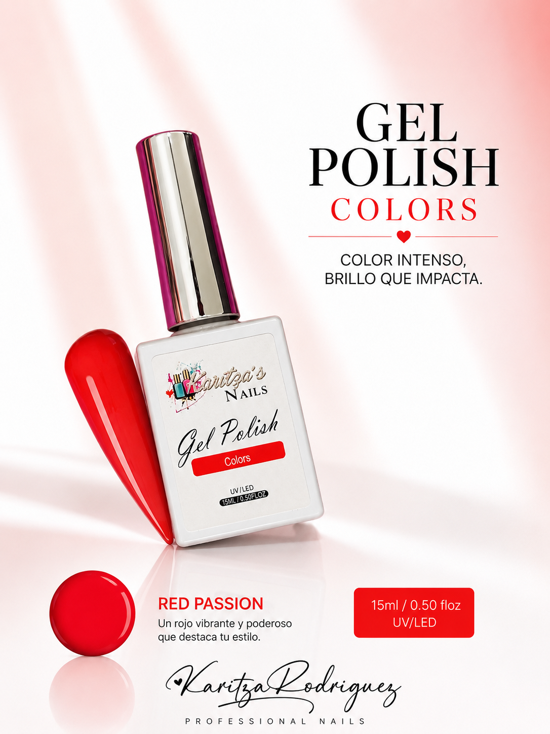 Red Passion – Gel Polish Colors / 15 ML