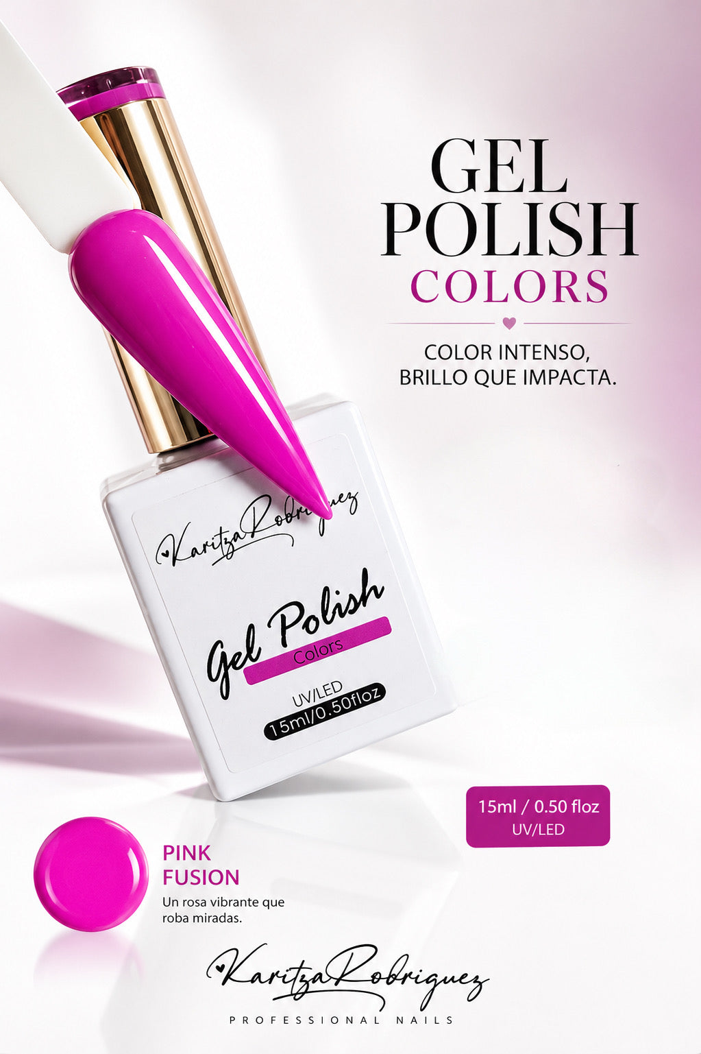 Gel Polish Colors – Pink Fusion | 15 ml