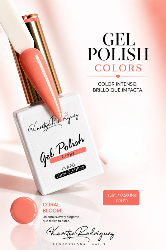 Coral Bloom – Gel Polish Colors | 15 ml