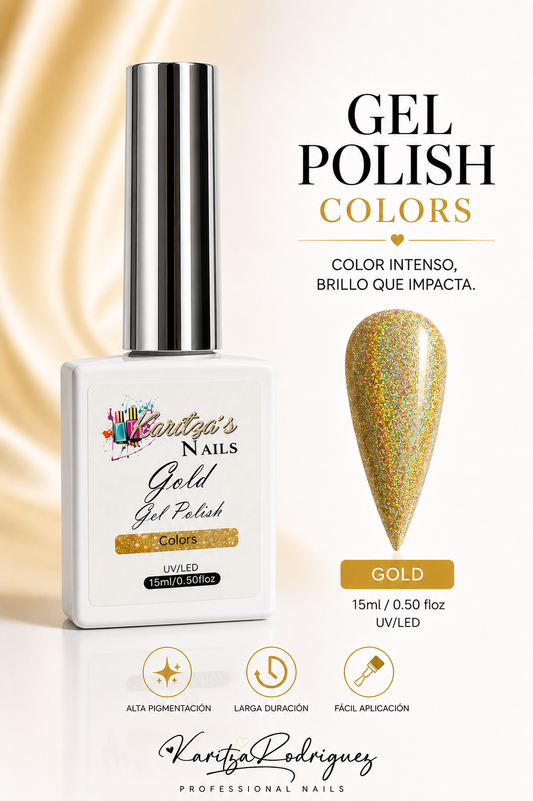 Gold - Gel Polish Colors | 15 ML