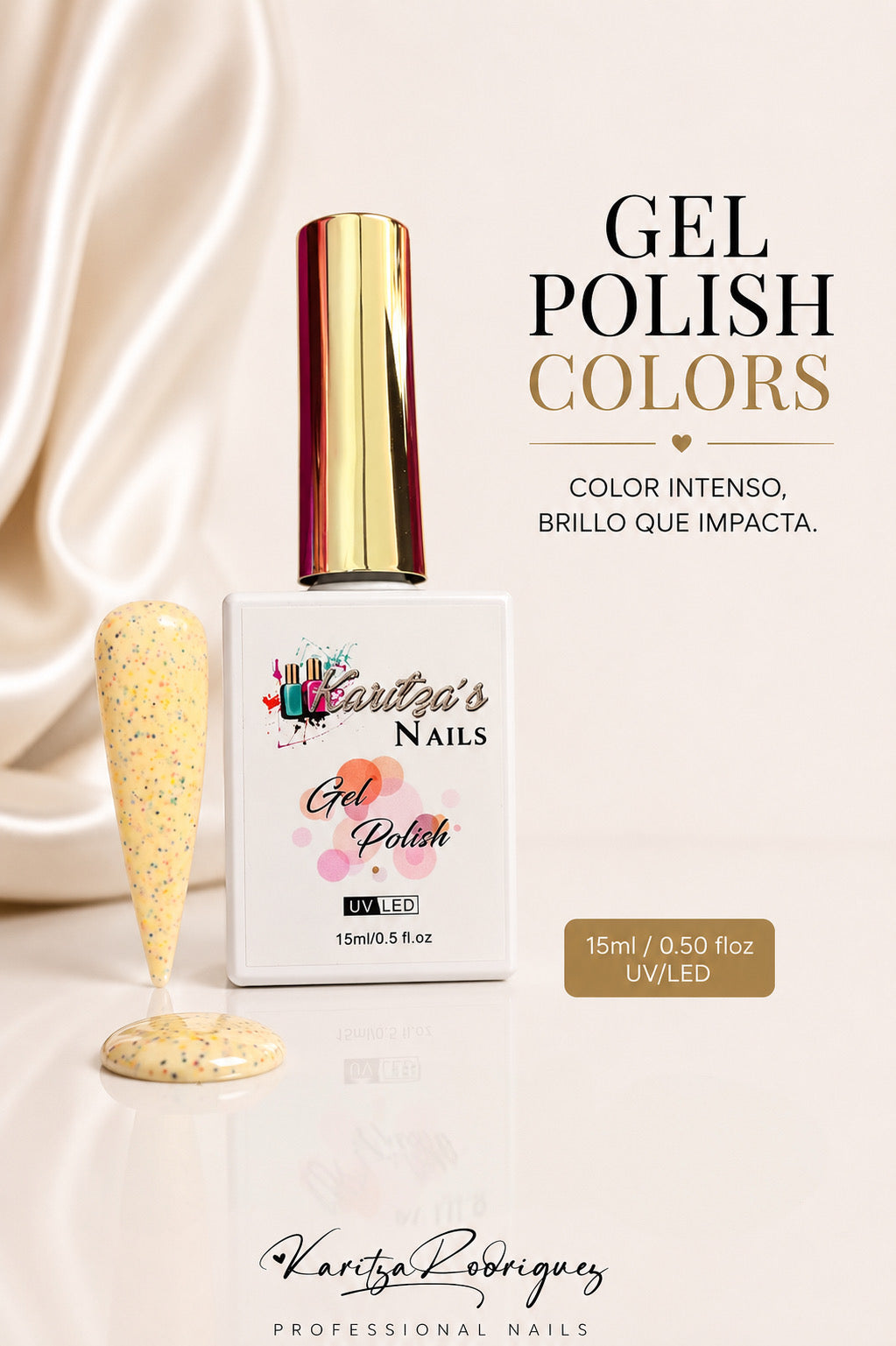 Lemon Confetti – Gel Polish Colors | 15 ML