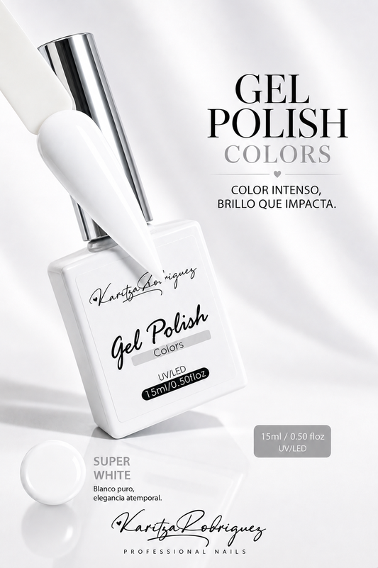 Gel Polish Super White – 15ML