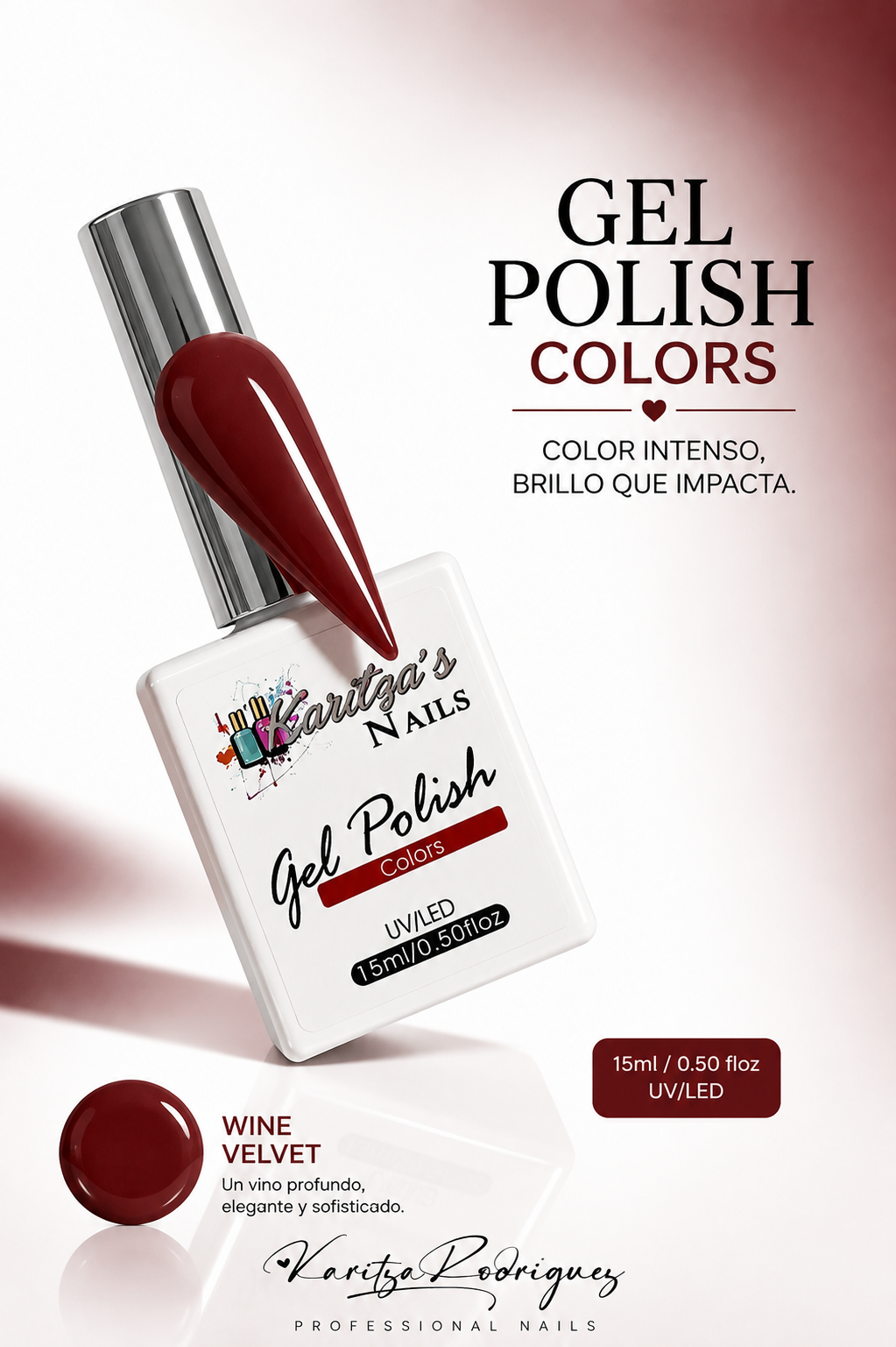 Gel Polish Wine Velvet – 15ML