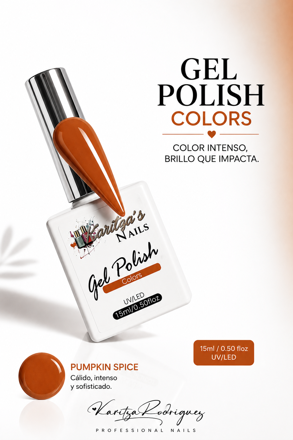 Gel Polish Pumpkin Spice – 15ML