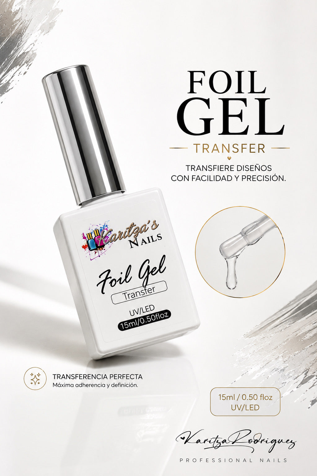 Foil Gel Transfer – 15ML ✨